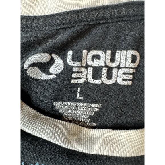 LIQUID BLUE Men's L Pink Floyd 1973 The Dark Side Of The Moon Colorful T-Shirt - Picture 3 of 6